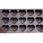 CJ Cetakan Silikon Coklat Puding 3 Layer Heart
