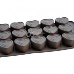 CJ Cetakan Silikon Coklat Puding 3 Layer Heart