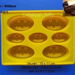 Cetakan Silikon Coklat Puding Batman