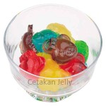 CJ Cetakan Silikon Coklat Puding Bear Couple 16 cav