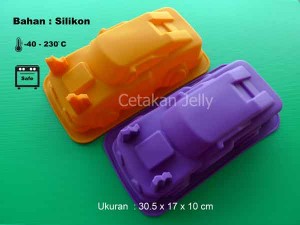Cetakan Silikon Puding Kue Big Car