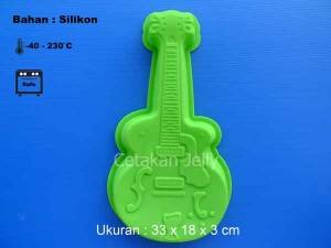 Cetakan Silikon Puding Kue Big Guitar