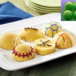 Cetakan Silikon Puding Kue Bola 6 cavity