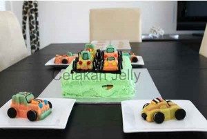 Cetakan Silikon Puding Kue Classic Car