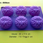 Cetakan Silikon Puding Kue Daffodil