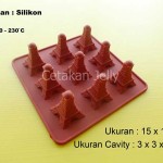 Cetakan Silikon Kue Puding Eiffel