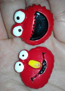Cetakan Fondant Elmo 6 cavity
