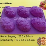 Cetakan Silikon Kue Puding Russian Egg