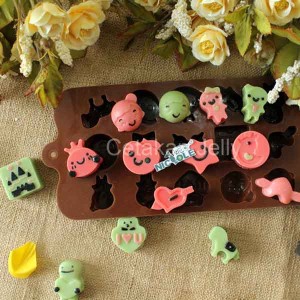 Cetakan Silikon Coklat Puding Happy Time