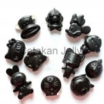 CJ Cetakan Silikon Coklat Puding Hello Kitty,Doraemon & Minnie Mouse