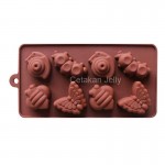 Cetakan Silikon Coklat Puding Insect II