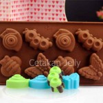 Cetakan Silikon Coklat Puding Insect II