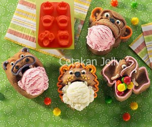 Cetakan Silikon Kue Puding Jungle