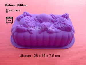 Cetakan Silikon Kue Puding Lemon Loaf