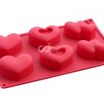 Cetakan Silikon Kue Puding Love Shape
