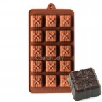 CJ Cetakan Silikon Coklat Puding Mini Gift