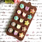 Cetakan Silikon Coklat Puding Mini Tulip Mix