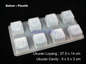 Moon Cake Kotak 8 cavity