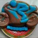 Cetakan Silikon Puding Kue Motor Bike