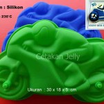 Cetakan Silikon Puding Kue Motor Bike