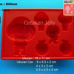 Cetakan Silikon Coklat Puding One Piece : Luffy
