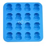 CJ Cetakan Silikon Coklat Puding Pinguin Couple 16 cav