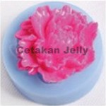 Cetakan Silikon Fondant Pink Peony