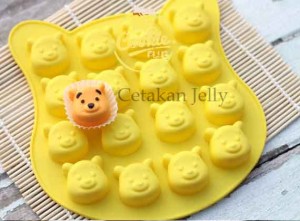 Cetakan Silikon Coklat Pooh 16 cavity