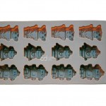 Cetakan Silikon Coklat Puding Robot II
