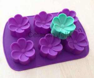 Cetakan Silikon Kue Puding Sakura II