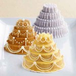 Cetakan Silikon Kue Puding Medium 4 Tier Cake