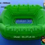 Cetakan Silikon Kue Puding Stadium