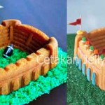 Cetakan Silikon Kue Puding Stadium