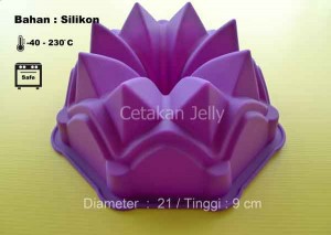 Cetakan Silikon Kue Puding Star Pan