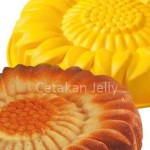 Cetakan Silikon Kue Puding Sun Flower II