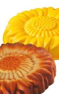 Cetakan Silikon Kue Puding Sun Flower II