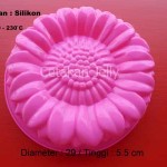 Cetakan Silikon Kue Puding Sun Flower II