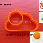 Cetakan Silikon Telur Mata Sapi Matahari