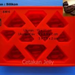 Cetakan Silikon Coklat Puding Superman