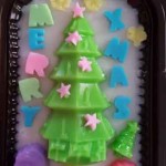 Cetakan Silikon Puding Kue Christmas Tree 3D