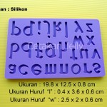 Cetakan Fondant Lowercase Character (Huruf Kecil)