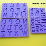 Cetakan Fondant Uppercase Character I (Huruf A – M)