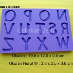 Cetakan Fondant Uppercase Character II (N – Z)
