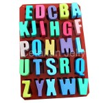 Cetakan Silikon Puding Kue Big Alphabet