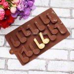 Cetakan Silikon Coklat Puding Musical Note
