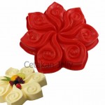 Cetakan Silikon Pudding Kue Petal II
