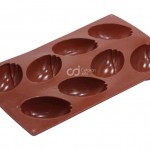 CJ Cetakan Silikon Kue Puding Tulip 8 cavity