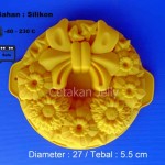 Cetakan Silikon Puding Kue Wreath
