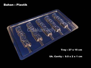 CJ Cetakan Coklat Lolipop Baby Word Plastik