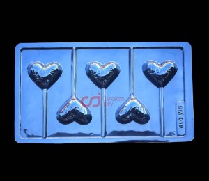 CJ Cetakan Love Lolipop Plastik